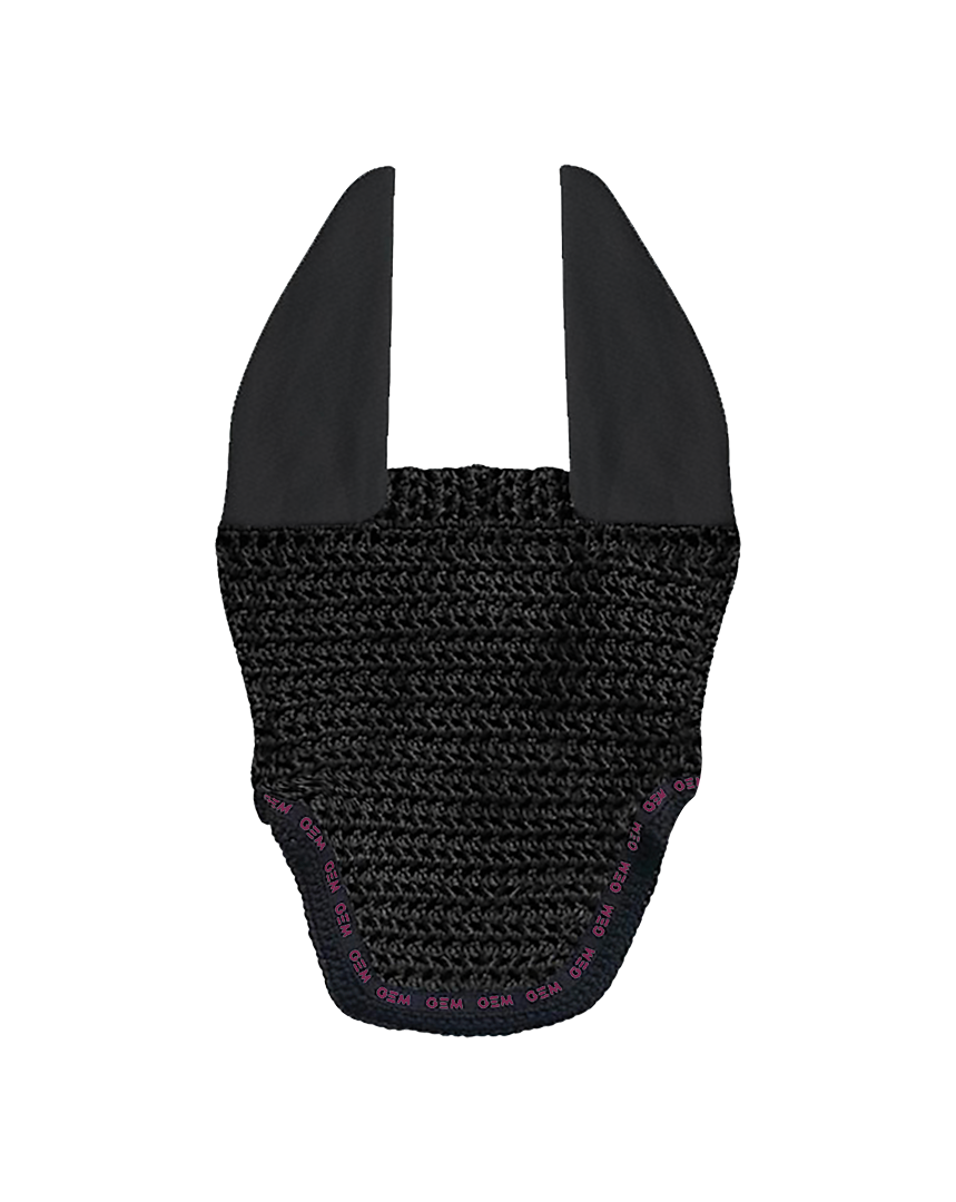 Love GEM Ear Net•Black/Pink