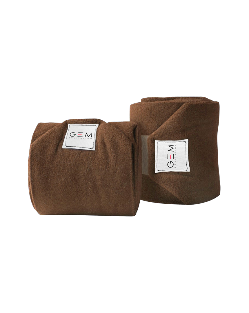 Bandes de polo•Marron